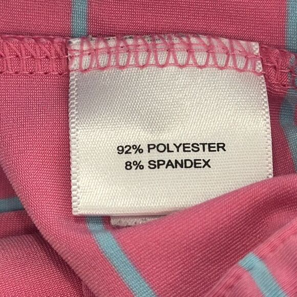 Peter Millar Summer Comfort Pink Competition Stripe Polo size XL - Picture 8 of 10
